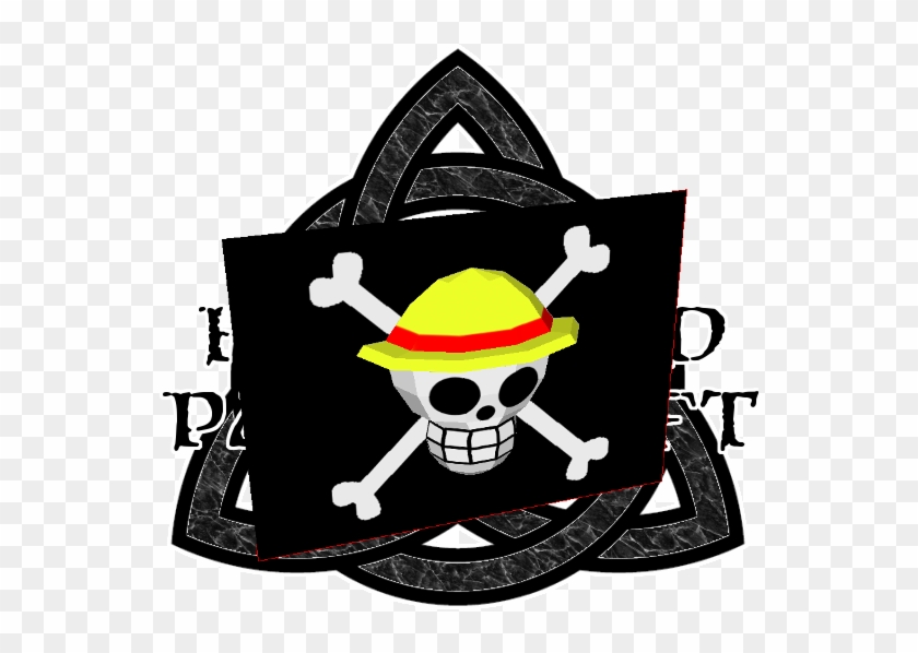 Straw Hat Pirates Papercraft Flag Created By Hellsword - One Piece Flag Hat #942303