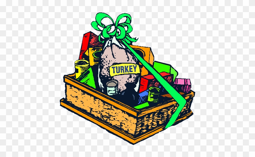 Gift Basket Free Christmas Food Basket Clip Art Clipartfest - Food Baskets Clip Art #942384