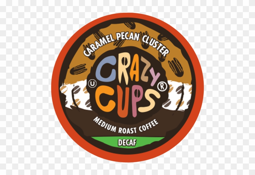 Crazy Cups Decaf Caramel Pecan Cluster, Single Serve - Crazy Cups Decaf Caramel Pecan Cluster Flavored Coffee #942580