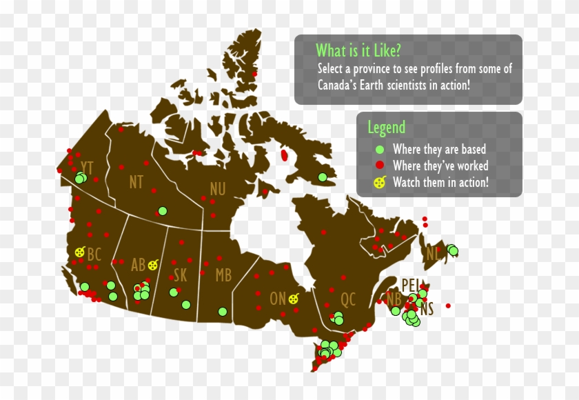 Map Of Canada French #942686