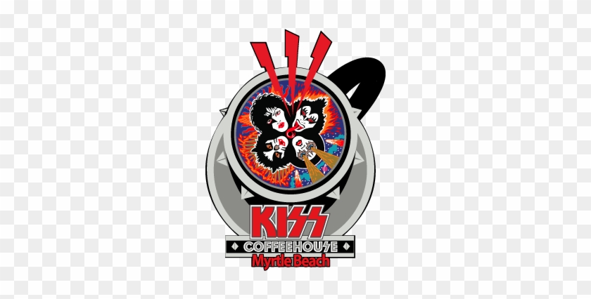 Kiss Rock N' Roll Over Coffee Cup Logo Vector - Kiss Rock And Roll Over #942776