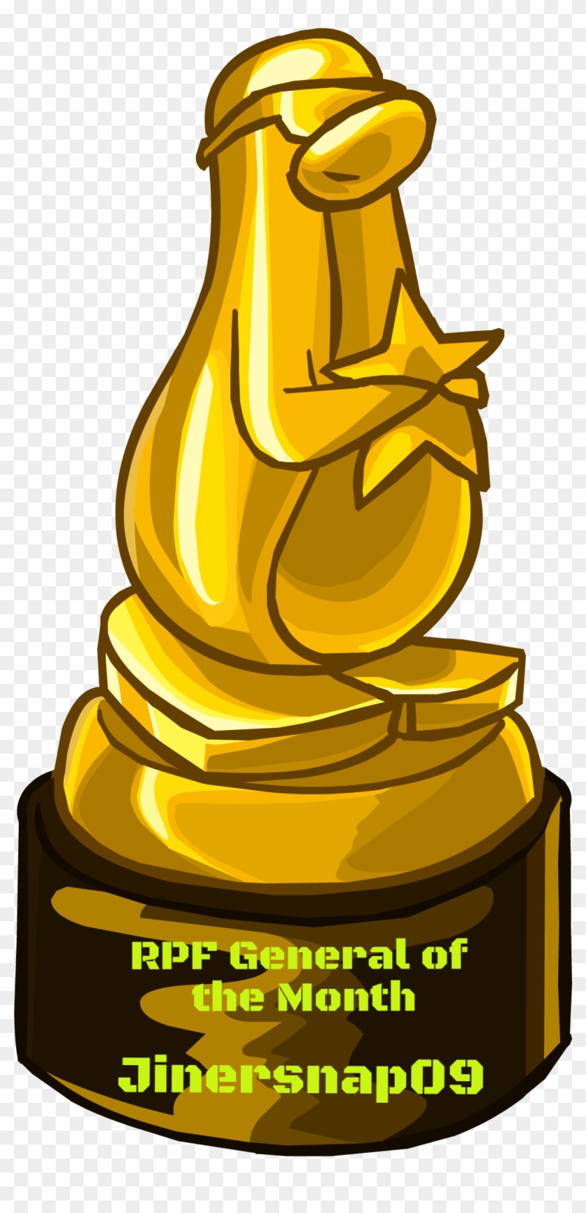 Roboman And Jingersnap And To All Rpf Members And Mods - Club Penguin Penguin Award #942785
