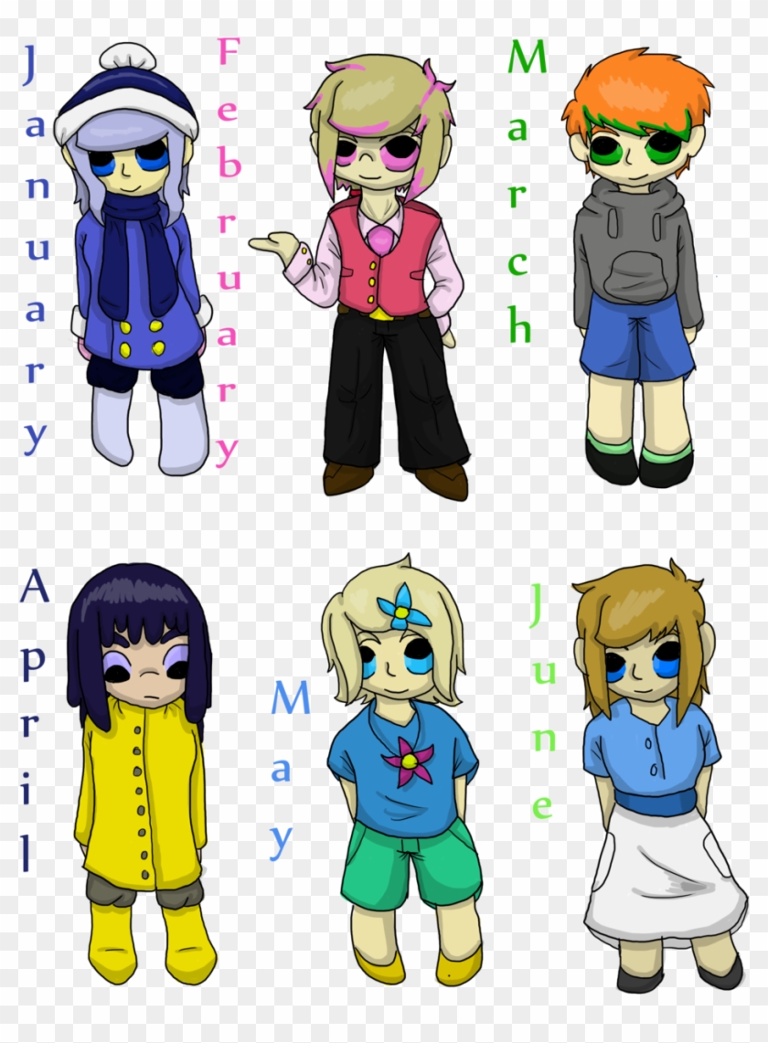 12 Months Humanized Part 1 By Asymmetric-ace - Cartoon #942808