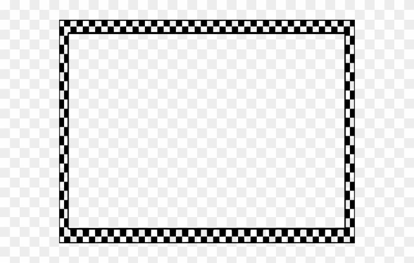 Checkered Border Clip Art - تعليم الحروف العربية كتابة #942912