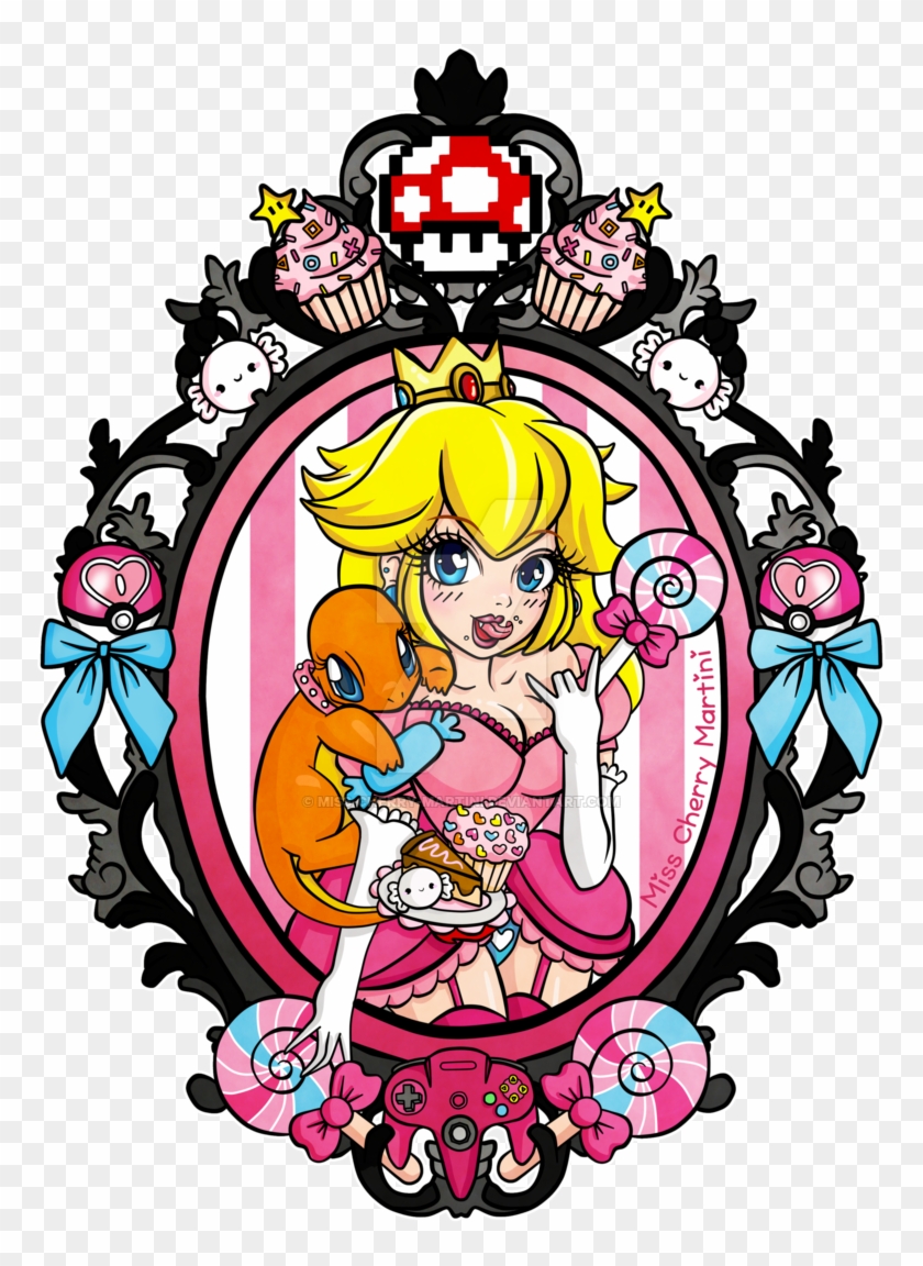 Martini Princess Peach Gin Mimosa Clip Art - Princess Peach #942916