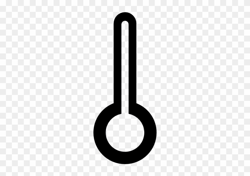 Blank Thermometer Free Icon - Icono Termometro Blanco Png #942973