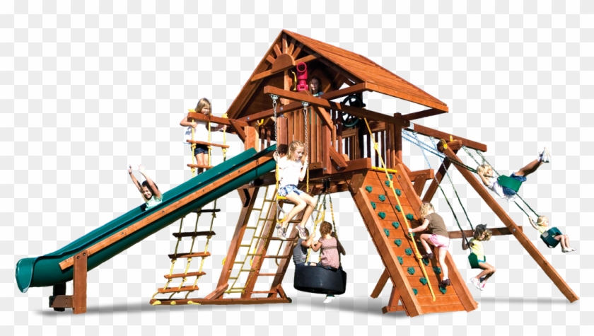 Rainbow Super Turbo Castle Wood Roof - Roof #943290