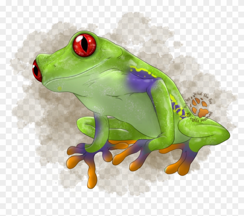 Green Tree Frog By Artbywhatthefox - American Green Tree Frog #943308