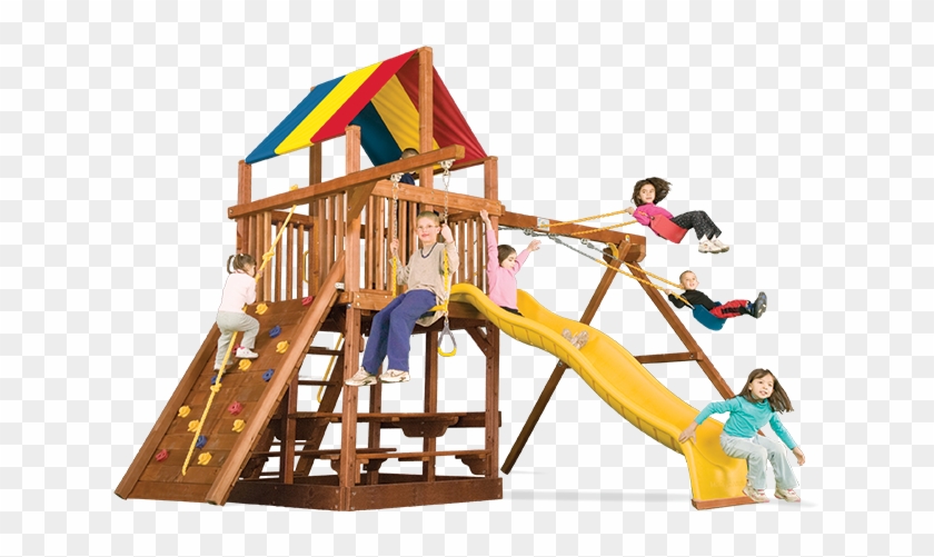 Sunshine Clubhouse Pkg Ii Popular 54a Swingset - Playground #943458