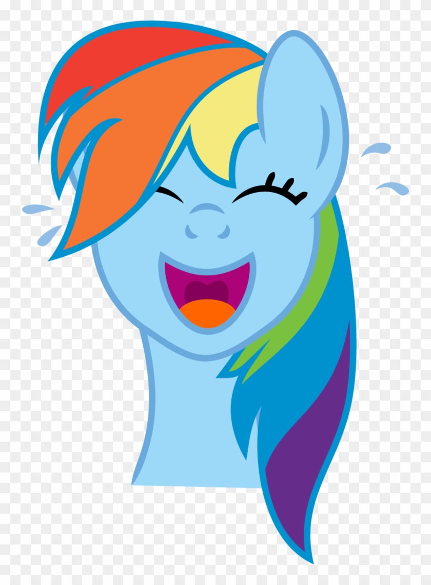 Rainbow Dash Laughing By Mremerald34 - Rainbow Dash Laughing By Mremerald34 #943526