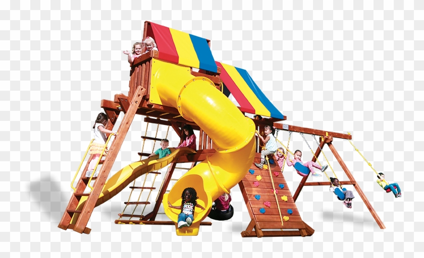 Carnival Castle Pkg V 31a Swingset - Carnival Playground Slide #943588