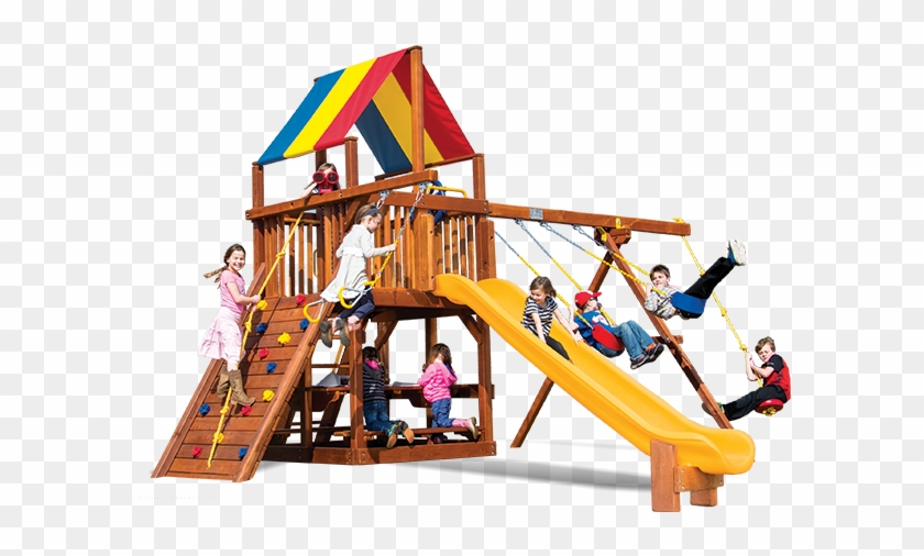 Sunshine Feature Clubhouse Pkg Ii 51a Swingset - Playground Slide #943719