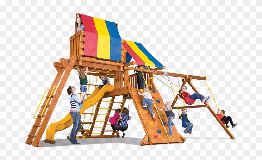 Turbo Carnival Castle Pkg Iv 34b Swingset - Playground #943735