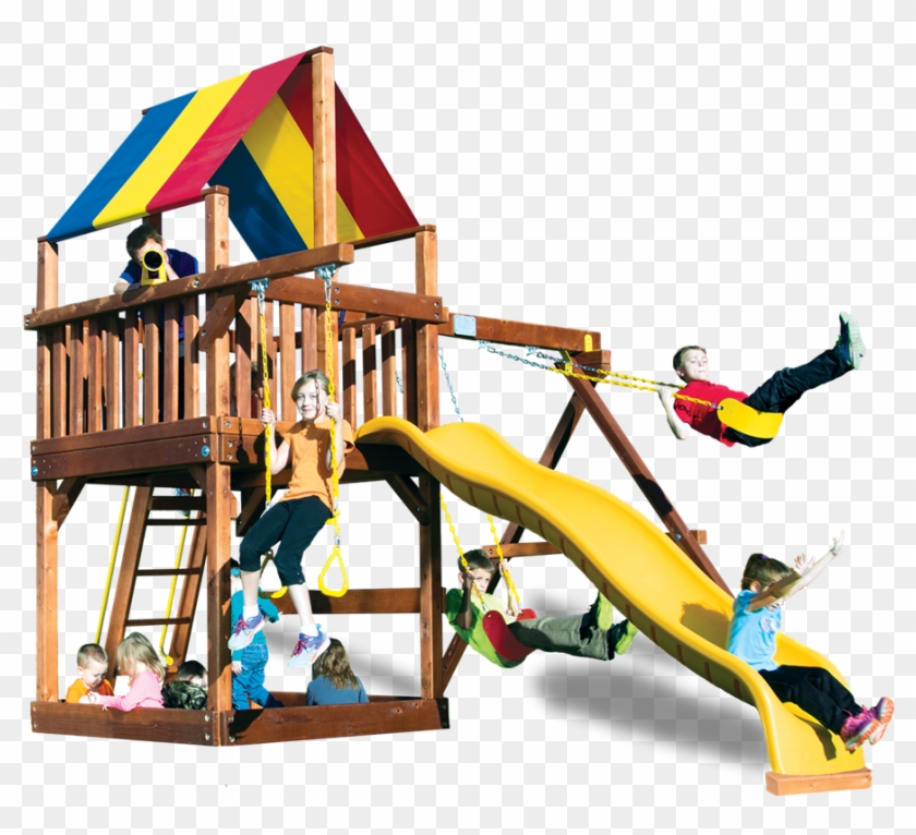 Carnival Base Clubhouse Pkg Ii - Playground Slide #943780