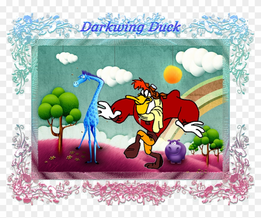 Darkwing Duck Черный Плащ 52 - Abstract Zoo Art Poster Print 24x18 Inch #943842