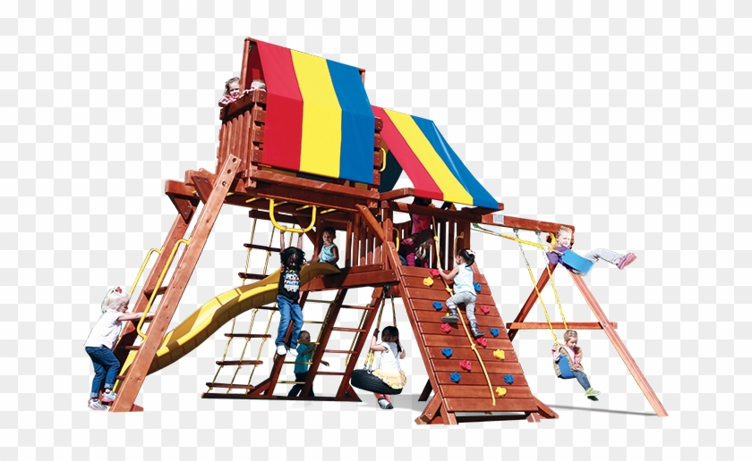 Carnival Castle Pkg Iv 32d Swingset - Playground #943939