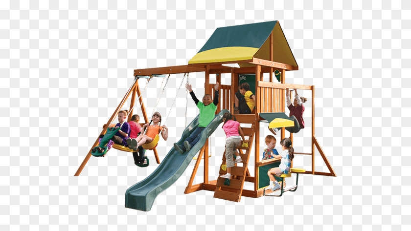 Cedar Summit Brookridge - Cedar Summit Brookridge Cedar Wooden Swing Set #943989