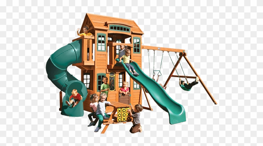 Cedar Summit Premium Play Sets Grace's Favorite - Cedar Summit Weston Lodge Deluxe Playset #944026