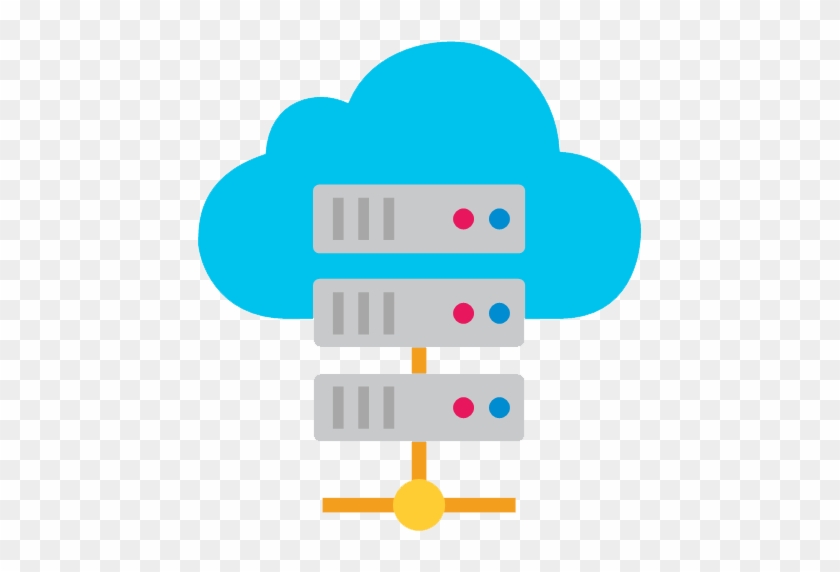 Cloud Server Clipart Clipart Transparent Background - Hosting Vector Png #944058