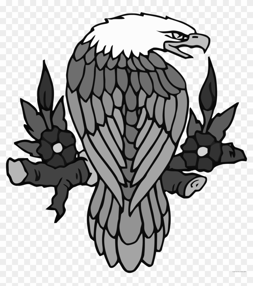 Bald Eagle Animal Free Black White Clipart Images Clipartblack - Bald Eagle #944066