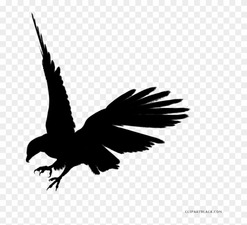 Eagle Silhouette Animal Free Black White Clipart Images - Eagle Silhouette Png #944069