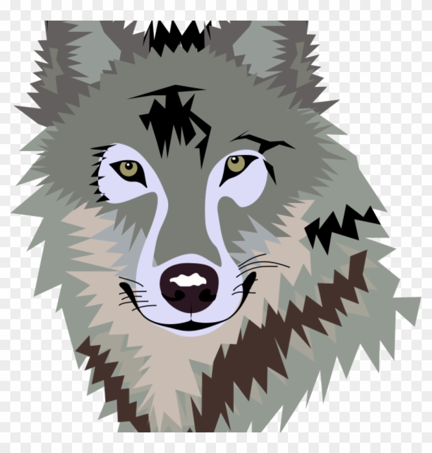 Wolf Face Clipart 1 To Draw Up Pinterest Clip Space - Wolf Face Clipart -  Free Transparent PNG Clipart Images Download