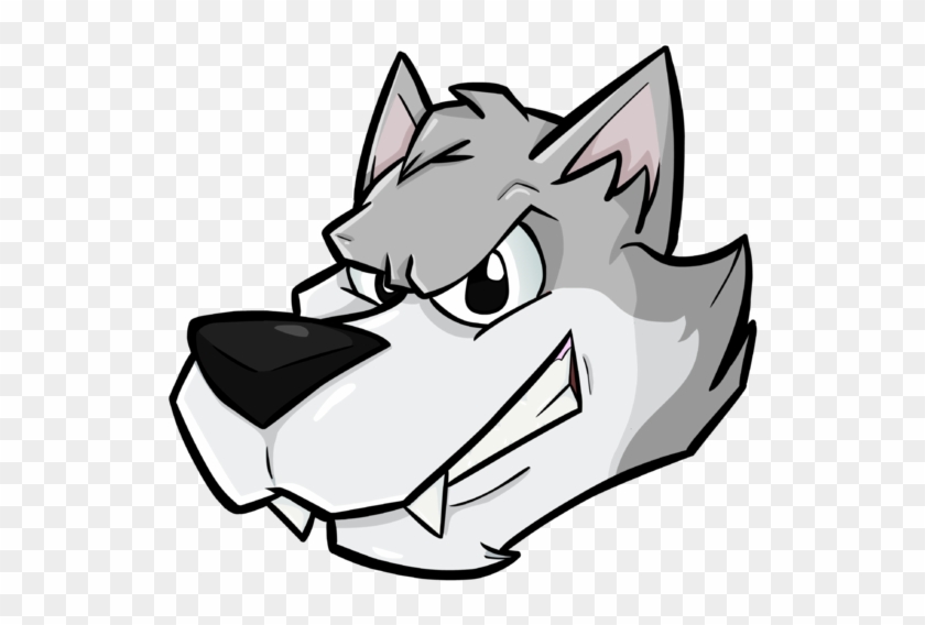Wolf Head Cartoon Png #944110