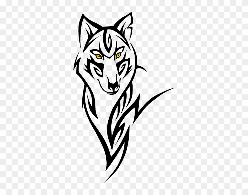 Tribal Wolf Png By Wallacegamer - Tribal Wolf Tattoo #944127
