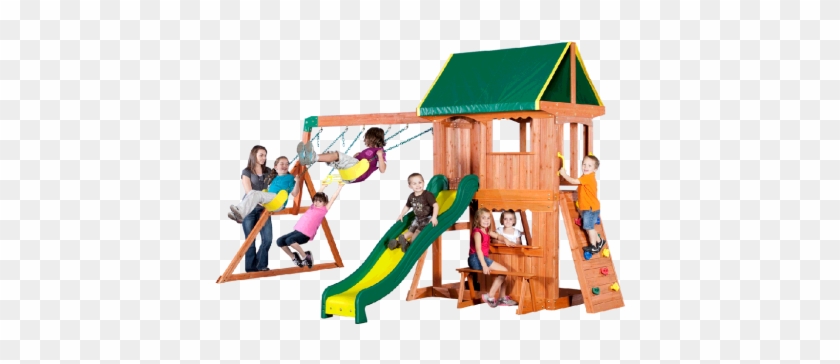 Backyard Discovery 65012 Somerset Wood Swing Set #944132