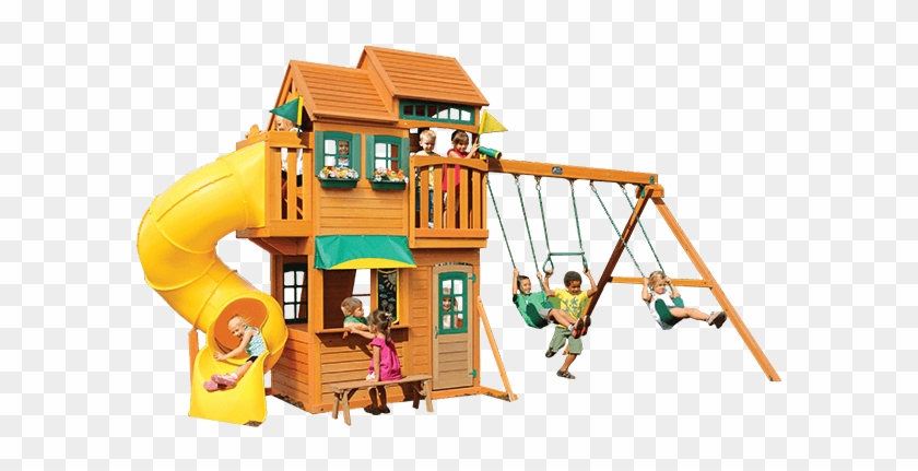 cedar summit richmond lodge wooden play set