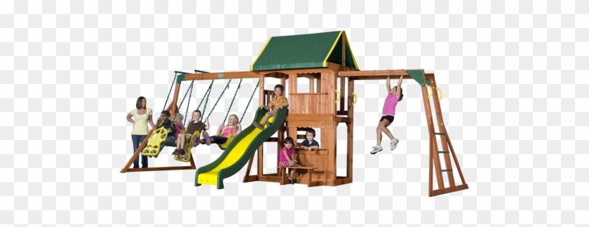 Backyard Discovery Prairie Ridge Wooden Swing Set - Backyard Discovery Prairie Ridge #944181