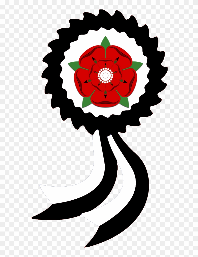 Red Rose Tutor Ribbon By Britannialoyalist - Red Rose Of Lancashire #944194