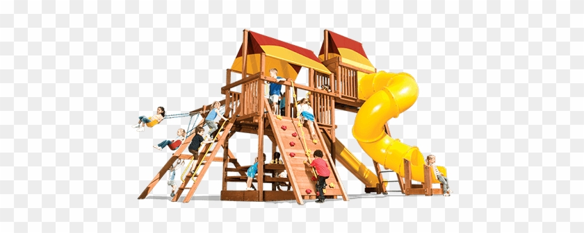 Playhouse Xl 6' - Playground Slide #944197
