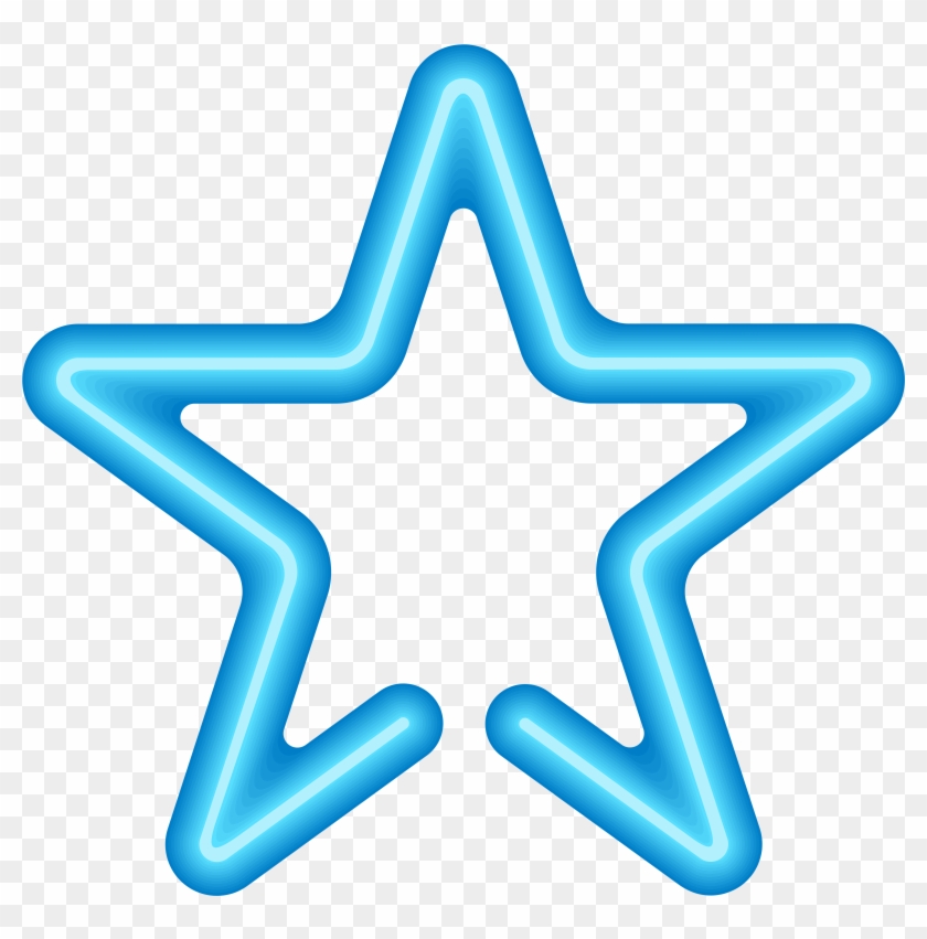 Neon Star Png Clip Art Image - Tattoo Designs For Men Biceps Star #944322