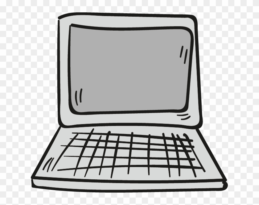 Laptop Computer Drawing - วาด โน๊ ต บุ๊ค Png #944472