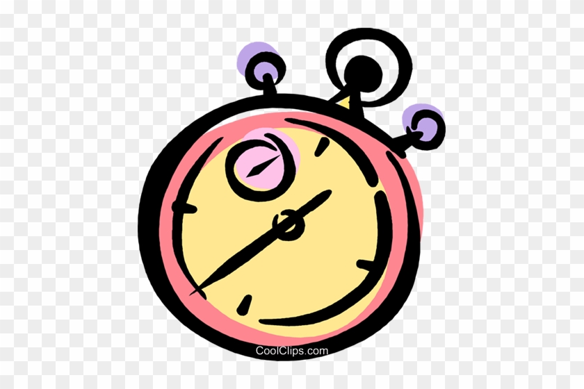 Stopwatch Royalty Free Vector Clip Art Illustration - Stoppuhr Clipart #944678