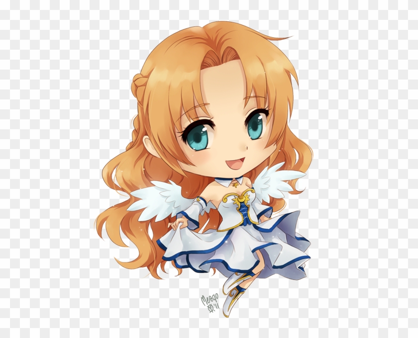 Chibi Anime Girl - Anime Chibi Angel Girl - Free Transparent PNG Clipart  Images Download