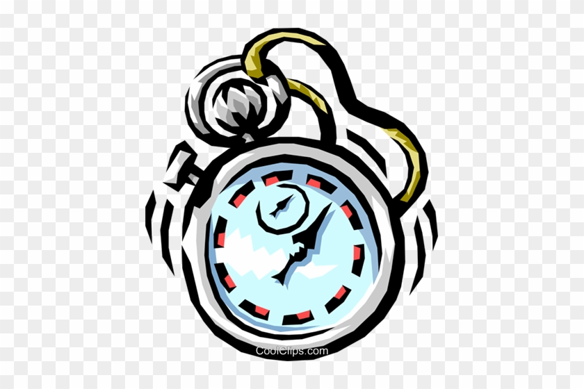 Stopwatch Royalty Free Vector Clip Art Illustration - Stopwatch Royalty Free Vector Clip Art Illustration #944695