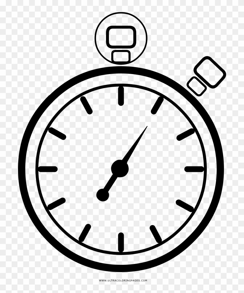 Stopwatch Coloring Page - Halftime Logo #944734