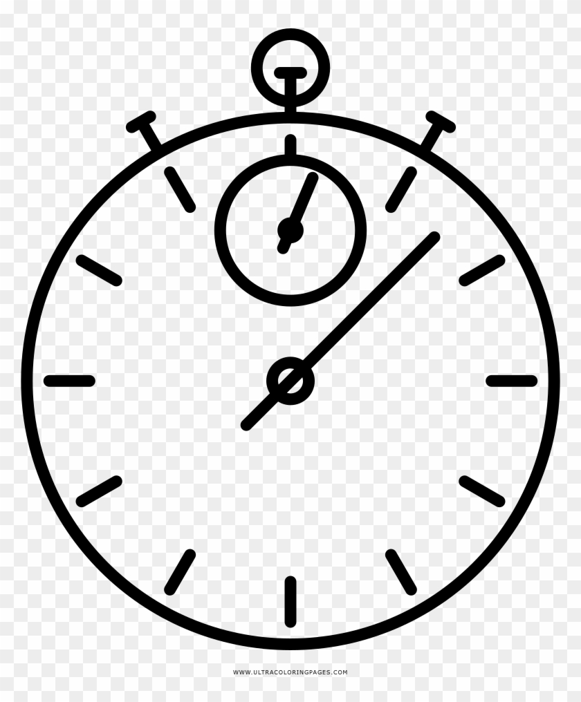 Stopwatch Coloring Page - Ticking Time Bomb Clip Art #944743
