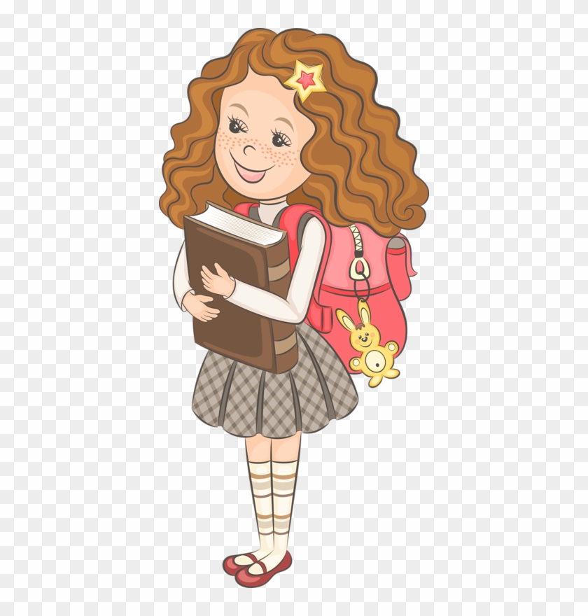 Sister Clip Art - Hello School Girl Clipart #944751