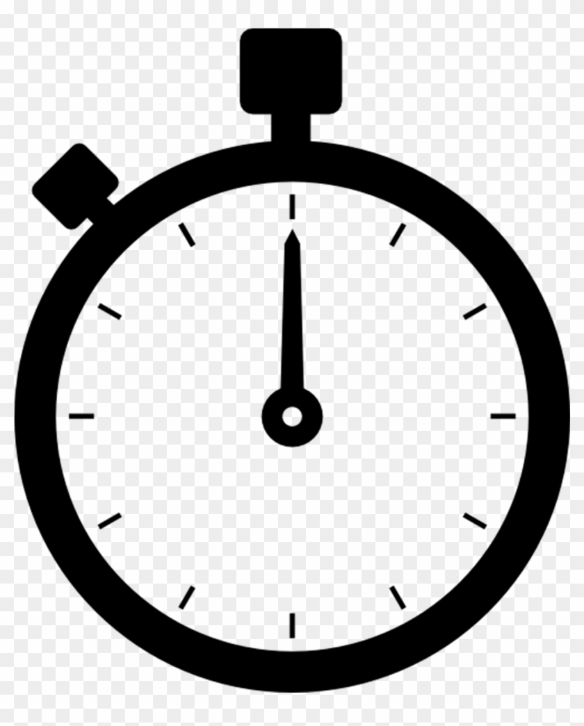 Stopwatch Shadow Icon - Stopwatch Clipart #944769