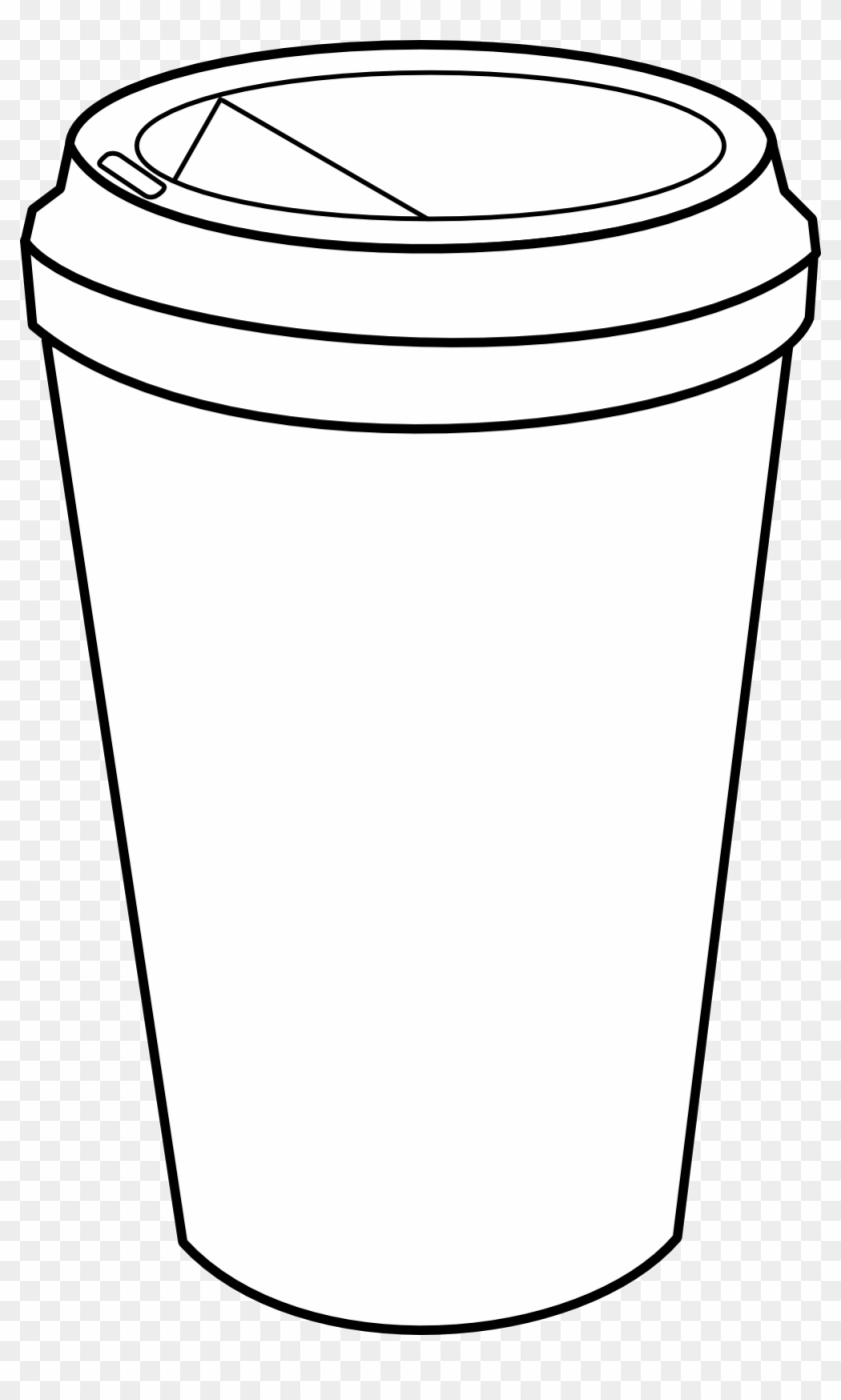 Coffee To Go Clipart - Coffee Cup Coloring Page #944776