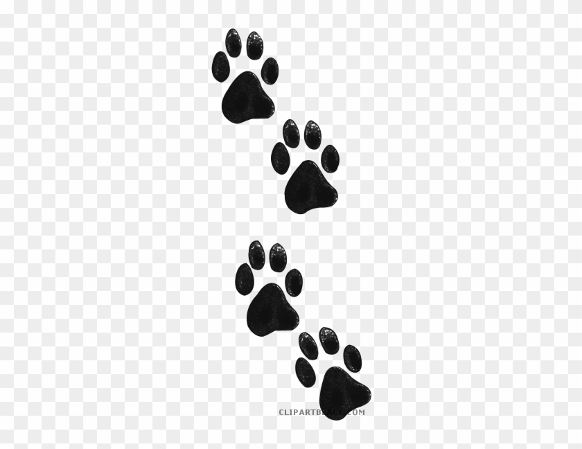Lion Footprint Clipart Lion Footprint Animal Free Black - Dog Licks #944783