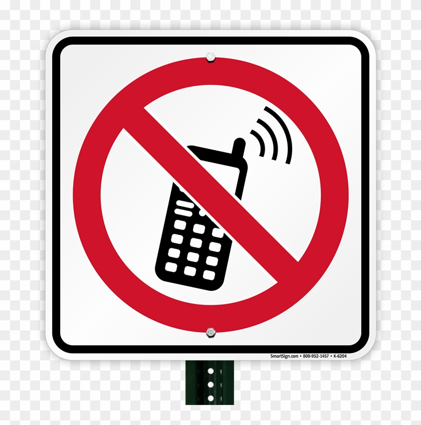 No Cell Phone Symbol Sign - Accidents Due To Mobile Phones #944786