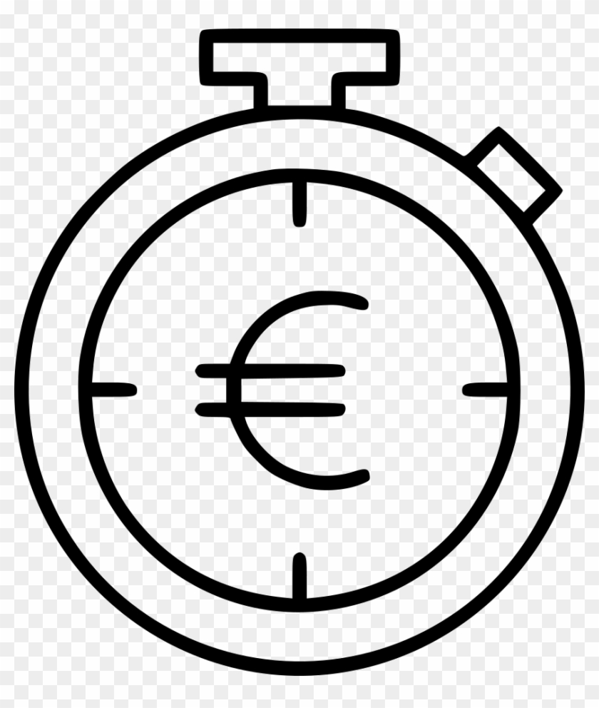 Chronometer Stopwatch Money Euro Svg Png Icon Free - Stopwatch #944912