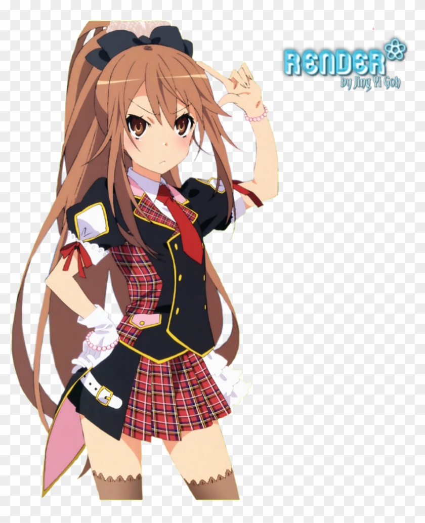 Anime Girl Render By Akiwa99 - San To Shichinin No Nakama #944950