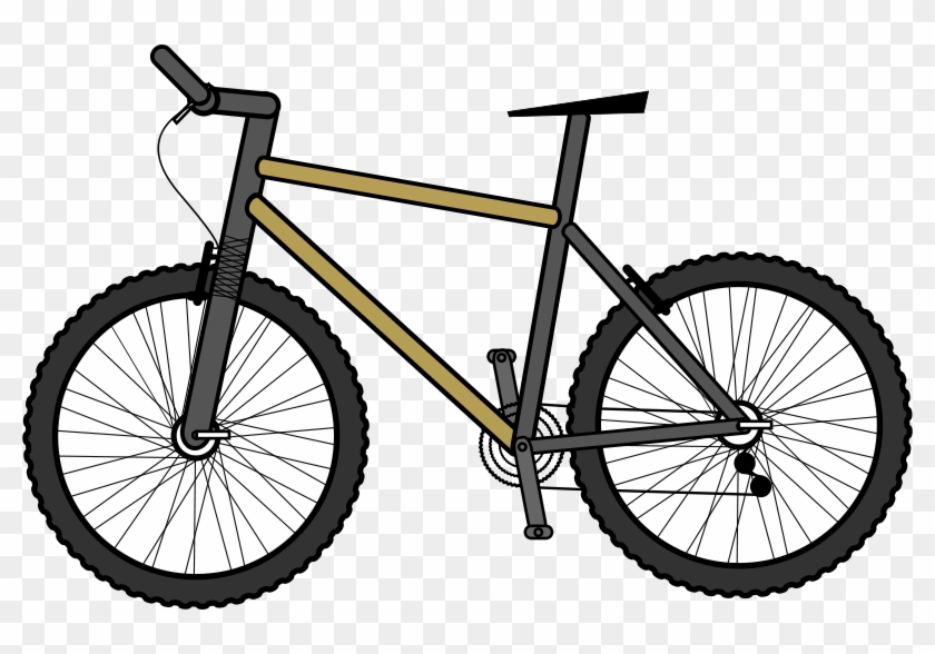 Off-road Cycling Vector Clip Art - Custom Mountain Bike Flask #944962