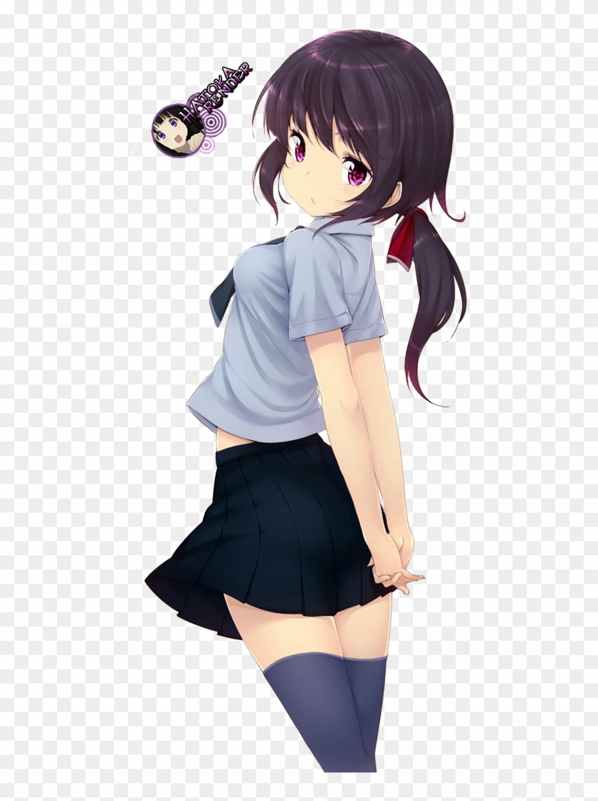 Anime Render By Hatoka By Hatoka - Transparent Anime School Girl #945006