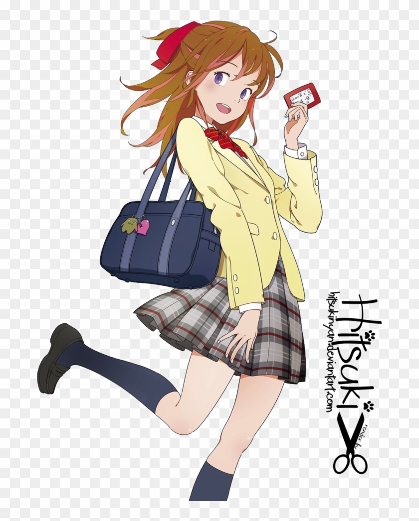[render] Moe Uzumasa - School Girl Anime Png #945063